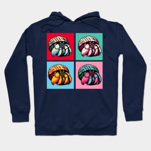 Pop Hermit Crab Art - Cool Sea Animal Hoodie